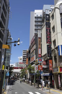 Modern şehir manzarası arka plan görüntüsü, şehir konsepti 