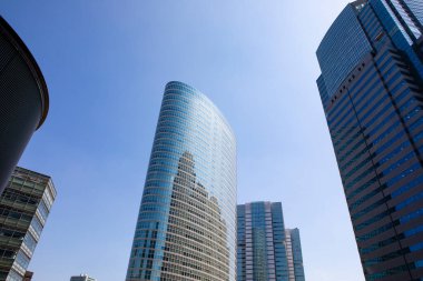 Şehir manzarası arka plan görüntüsü, şehir konsepti 