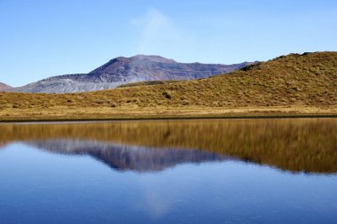dağlarda güzel göl  