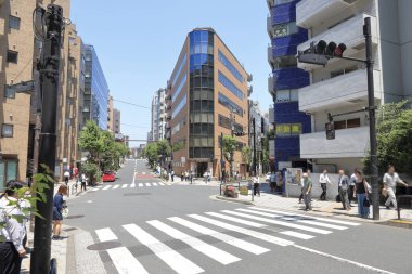 Modern şehir manzarası arka plan görüntüsü, şehir konsepti 