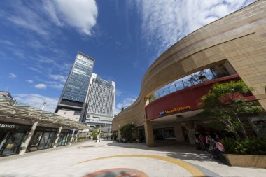 Şehir manzarası arka plan görüntüsü, şehir konsepti 