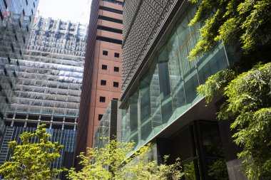 Japonya 'daki modern yüksek binalar