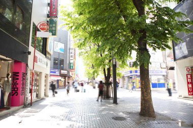 Modern şehir manzarası arka plan görüntüsü, şehir konsepti 