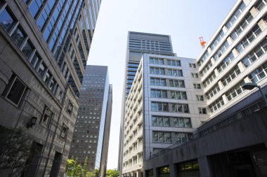 Japonya 'daki modern yüksek binalar