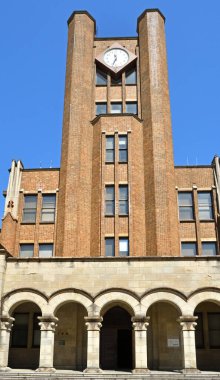 Modern şehir manzarası arka plan görüntüsü, şehir konsepti 