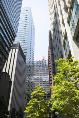 Japonya 'daki modern yüksek binalar