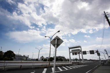 8. otoyolun boş karayolu, Ota Ward, Tokyo, Japonya