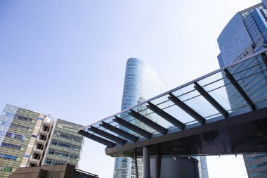 Şehir manzarası arka plan görüntüsü, şehir konsepti 