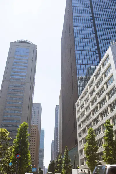 日本的现代高层建筑 — 图库照片