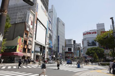 Modern şehir arka plan görüntüsü, şehir manzarası konsepti