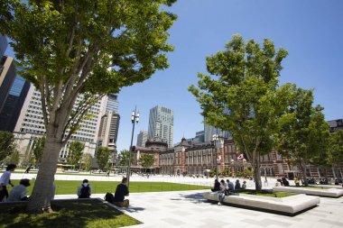 Tokyo İstasyonu, Chiyoda City, Tokyo, Japonya 'daki tren istasyonu.