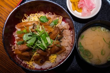 Asya mutfağı sofra manzaralı.