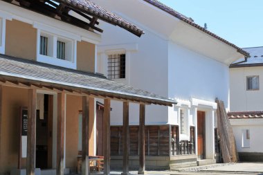 Transiyonel Japon mimari manzarası