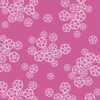 Kusursuz çiçek deseni, soyut arkaplan, resimleme 