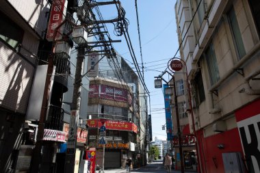 Modern şehir manzarası arka plan görüntüsü, şehir konsepti 