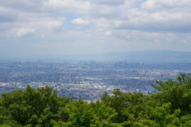 Modern şehir manzarası arka plan görüntüsü, şehir konsepti 