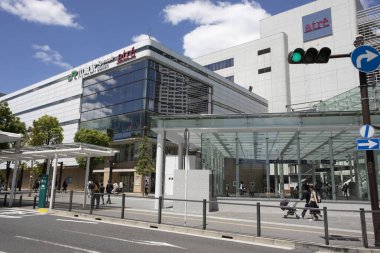 Modern şehir manzarası arka plan görüntüsü, şehir konsepti 