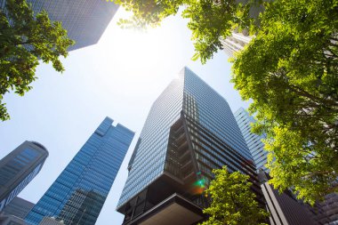 Japonya 'daki modern yüksek binalar