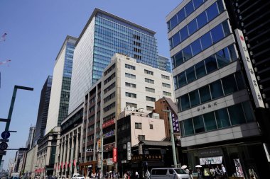 Modern şehir manzarası arka plan görüntüsü, şehir konsepti 