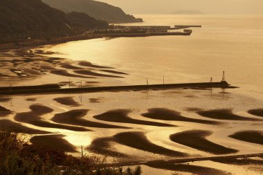 Yalı batımında güzel görünümü 