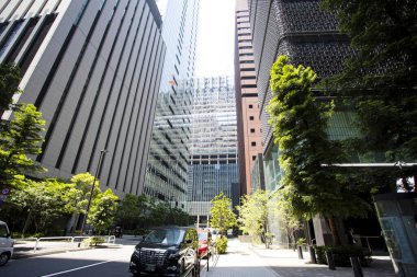 Japonya 'daki modern yüksek binalar