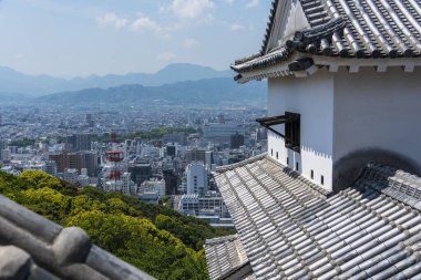 Modern şehir manzarası arka plan görüntüsü, şehir konsepti 