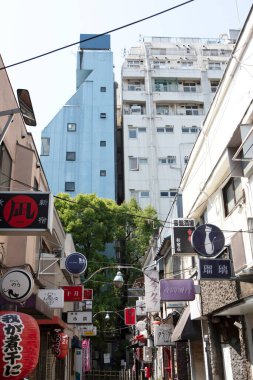 Modern şehir manzarası arka plan görüntüsü, şehir konsepti 