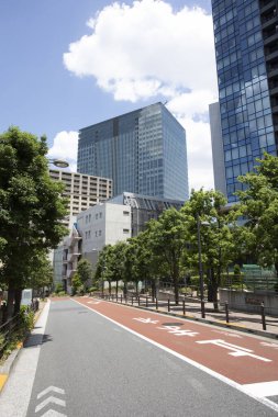 Modern şehir manzarası arka plan görüntüsü, şehir konsepti 