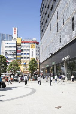 Modern şehir manzarası arka plan görüntüsü, şehir konsepti 