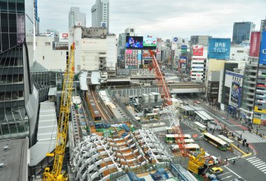 Modern şehir manzarası arka plan görüntüsü, şehir konsepti 