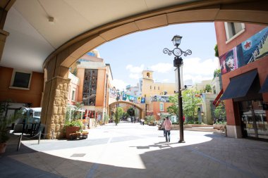 Şehir manzarası arka plan görüntüsü, şehir konsepti 