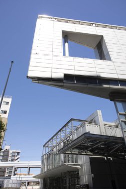 Modern şehir manzarası arka plan görüntüsü, şehir konsepti 