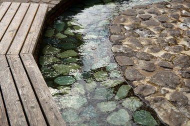 Beppu 'da sıcak kaynak suyu, Oita-shi, Kyushu, Japonya