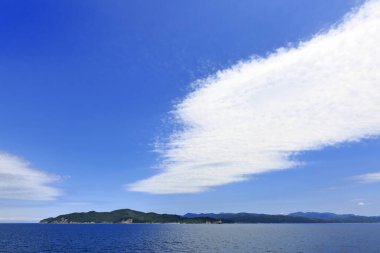 Doğada deniz manzarası çok güzel.