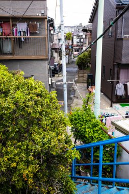 Haneda 'da bir sokak sahnesi, Ota, Tokyo, Japonya' da bir bölge.