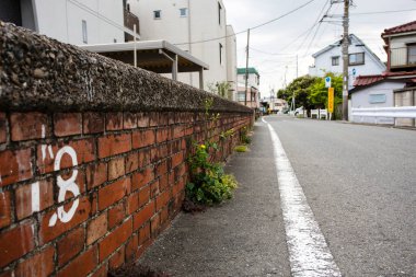 Tokyo, Japonya 'nın sokak manzarası. 
