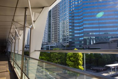 Modern şehir manzarası arka plan görüntüsü, şehir konsepti 