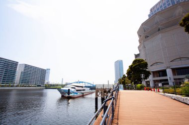 Modern şehir manzarası arka plan görüntüsü, şehir konsepti 