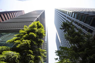 Japonya 'daki modern yüksek binalar