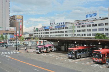 Modern şehir manzarası arka plan görüntüsü, şehir konsepti 