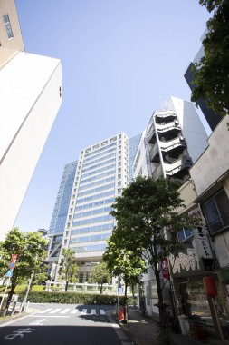 Modern şehir manzarası arka plan görüntüsü, şehir konsepti 