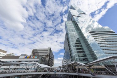 Şehir manzarası arka plan görüntüsü, şehir konsepti 