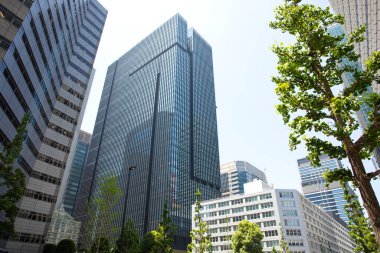 Japonya 'daki modern yüksek binalar