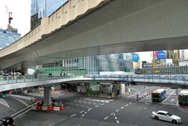 Modern şehir manzarası arka plan görüntüsü, şehir konsepti 