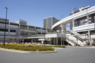 Modern şehir manzarası arka plan görüntüsü, şehir konsepti 