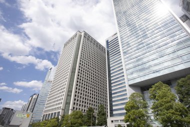 Japonya 'daki modern yüksek binalar