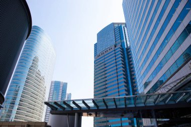 Şehir manzarası arka plan görüntüsü, şehir konsepti 