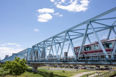Modern şehir manzarası arka plan görüntüsü, şehir konsepti 