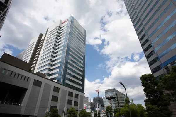 Edifici Moderni Nella Città Tokyo Giappone — Foto Stock