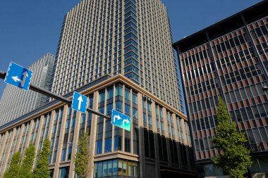 Asya şehrindeki modern binalar